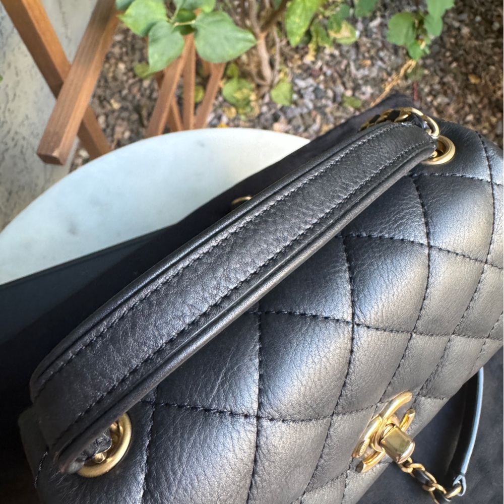 Chanel Quilted Leather Mini Business Affinity Flap Crossbody - Picture 6 of 15